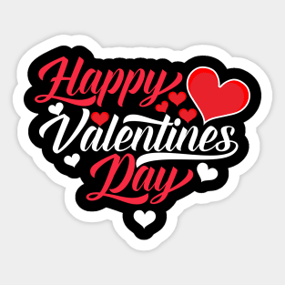 Great Happy Valentines Day Design! Sticker